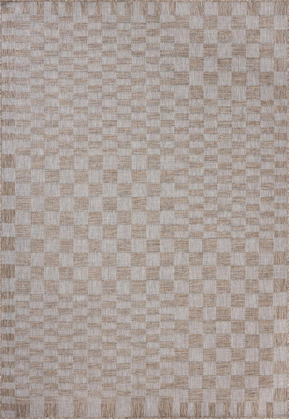 Loloi Amber Lewis Topanga Collection TOP-03 Natural/Dove 9'-2" x 12'-0" Indoor/Outdoor Area Rug