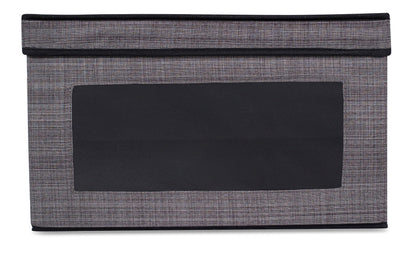 Internet's Best Storage Box with Window - Durable Storage Bin Basket Containers with Lids and